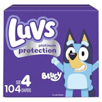 Luvs Platinum Baby Diapers Box
