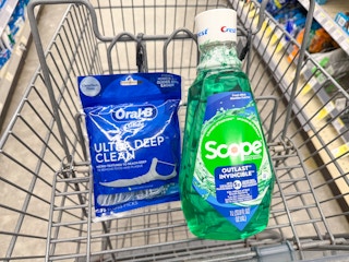 crest and oral-b products in walgreens cart
