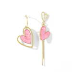 Heart Drop Earrings