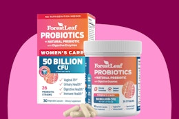 ForestLeaf Women's Care Probiotics, Just $13.97 on Amazon card image