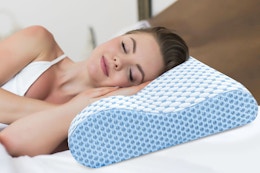 Amazon's Choice: Cervical Neck Pillow, Just $16 on Amazon card image