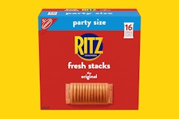 Ritz Crackers 16-Stack Party Pack, as Low as $3.17 on Amazon card image