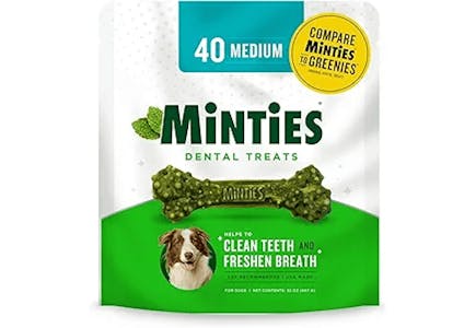 2 Minties Dental Chew Bags