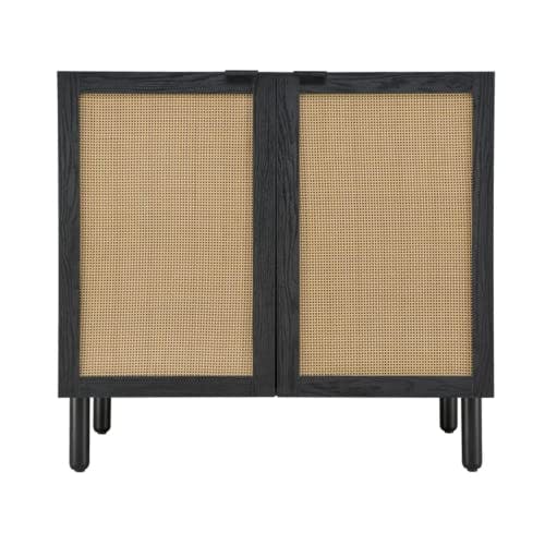 Rattan 2-Door Cabinet