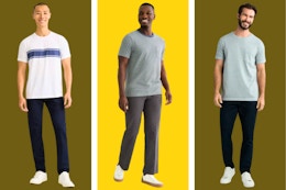 Grab $5 Bestselling Men's Pocket Tees in Every Color at Walmart card image