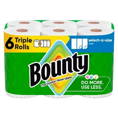 3 Bounty Paper Towel Packs
