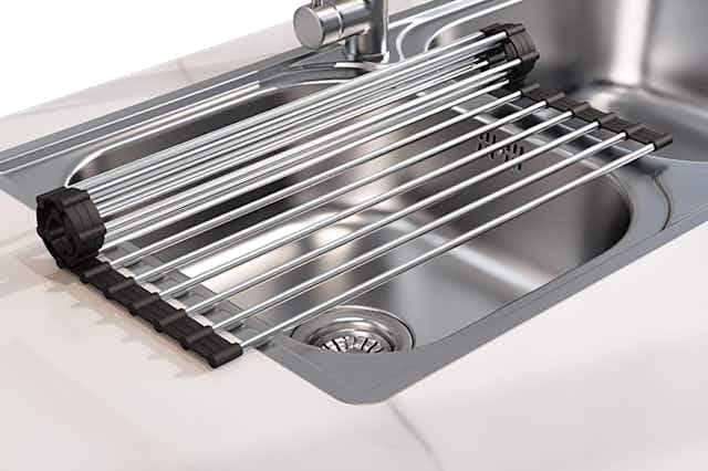 Roll-Up Dish Drying Rack, Just $7.19 on Amazon (Reg. $12.99) card image