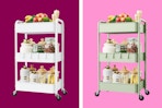 Storage Cart B09CTTJYJ1 B09W5L52ST 3-tier rolling