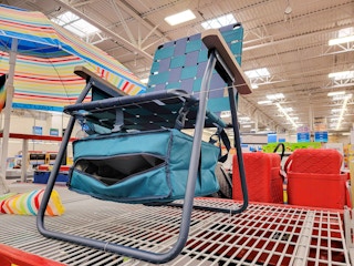 camping chair with cooler