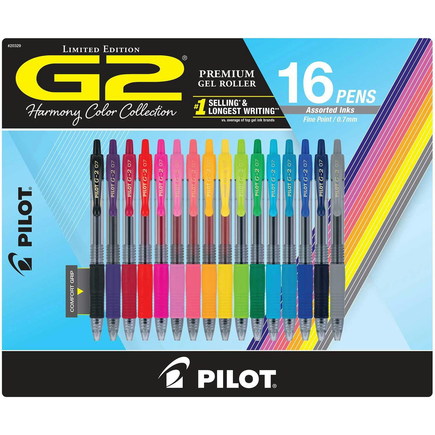 Pilot G2 Gel Pens 16-Pack