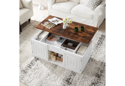 Lift Top Rustic Coffee Table