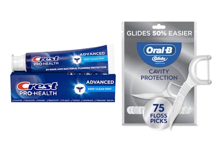 1 Crest + 1 Oral-B