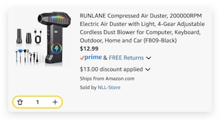 RUNLANE Compressed Air Duster