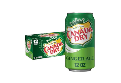 3 Canada Dry Soda 12-Packs