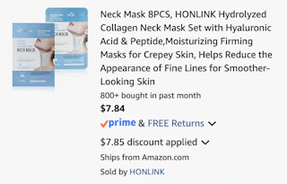 Amazon Collagen Neck Mask 2026 2