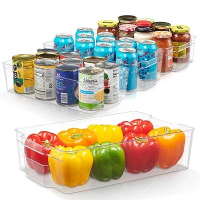 Fridge and Pantry Organizer Bins