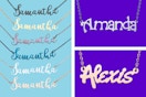 Limoges Jewelry Stainless Steel Name Necklaces