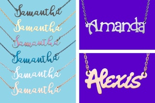 Limoges Jewelry Stainless Steel Name Necklaces