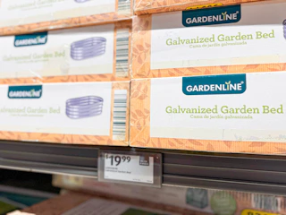 aldi gardenline galvanized garden bed