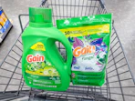 gain laundry items in walgreens cart