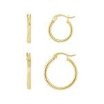 Hoop Earrings Duo