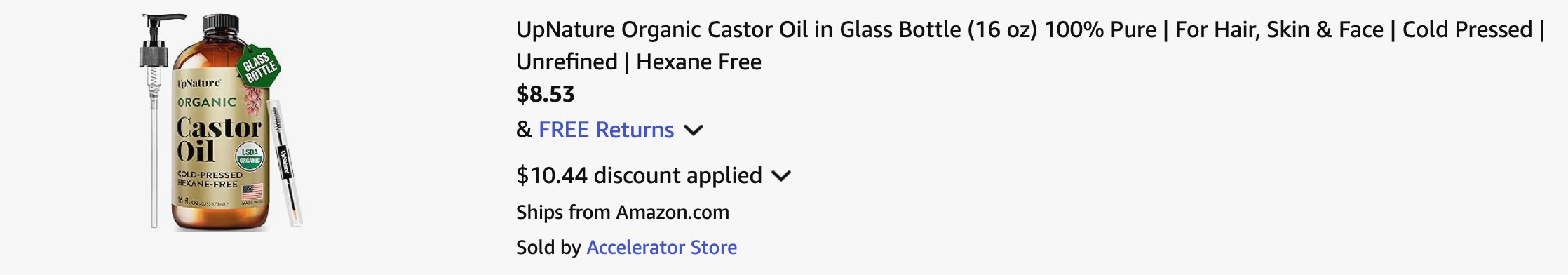 Amazon Organic Castor Oil 2025 2