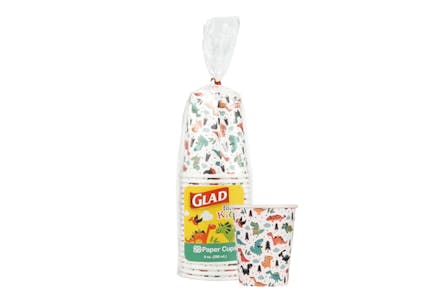 Glad for Kids Dinosaur Paper Cups
