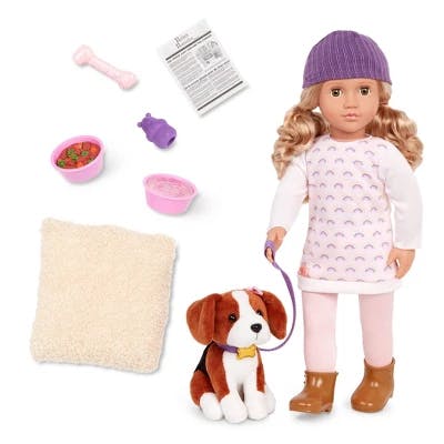Our Generation Doll & Pet Set