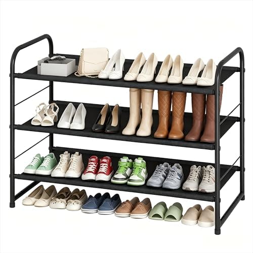 3-Tier Stackable Shoe Rack