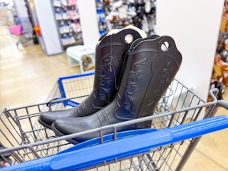Walmart No Boundaries women's cowboy rain boots