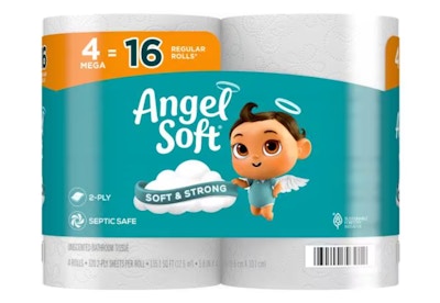 2 Angel Soft Toilet Paper Packs