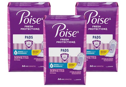 3 Poise Incontinence Products