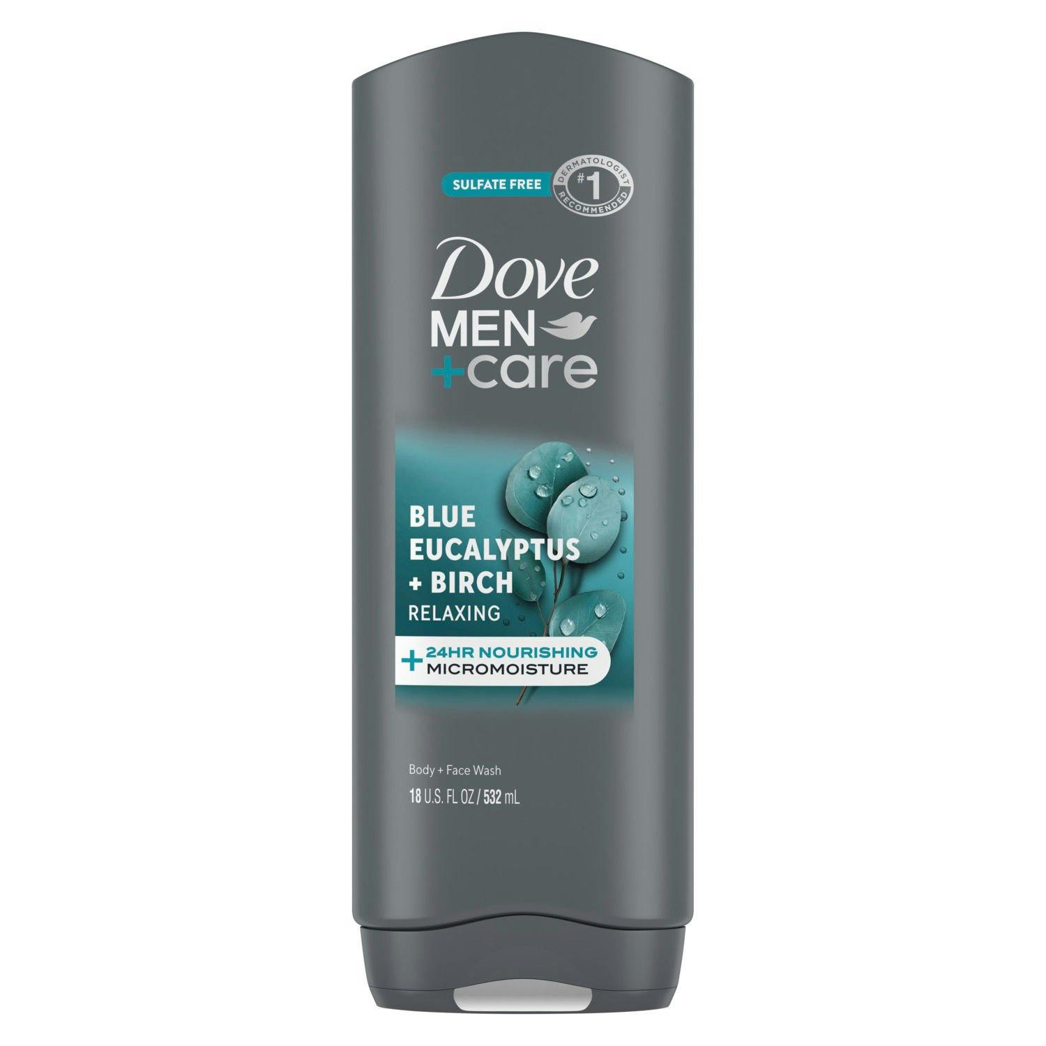 2 Dove Men+Care Body Wash Bottles