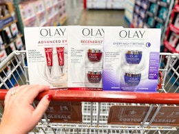 costco products in shopping cart