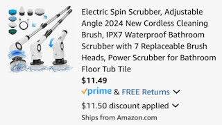 Meoyatoo Electric Spin Scrubber, 