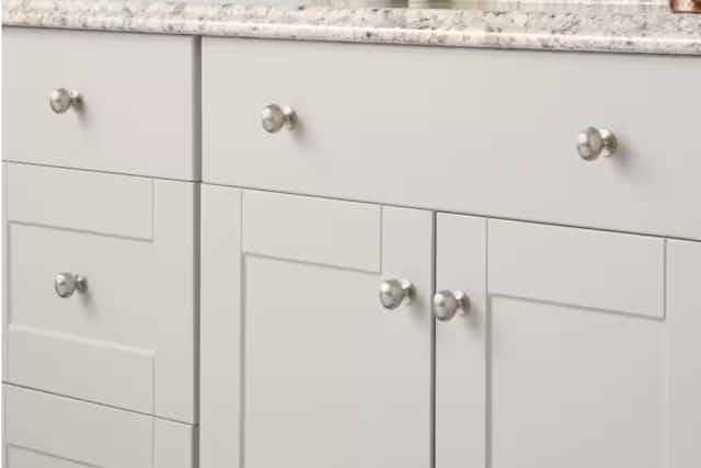 25-Pack Cabinet Knobs, Only $9.99 at Home Depot (Reg. $25) card image
