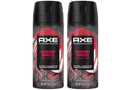 2 Axe Body Sprays