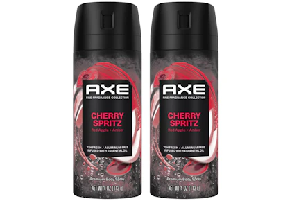 2 Axe Body Sprays