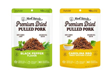 2 Meat Shredz Snacks