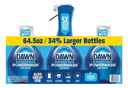 Dawn Powerwash Spray + 2 Refills