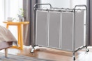 amazon 3-Section Laundry Basket