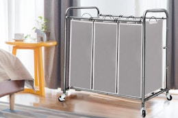 amazon 3-Section Laundry Basket
