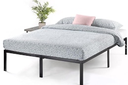 Grab This Queen Platform Bed Frame for Just $37.91 on Amazon card image