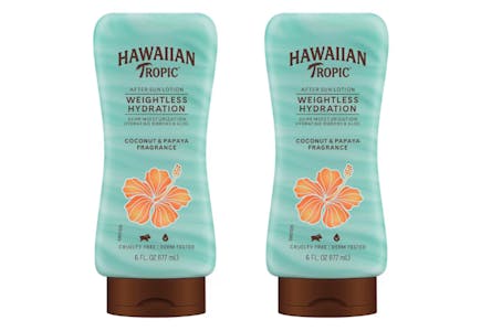 2 Hawaiian Tropic Lotions