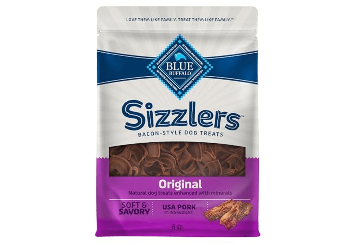 2 Blue Buffalo Sizzlers Dog Treats