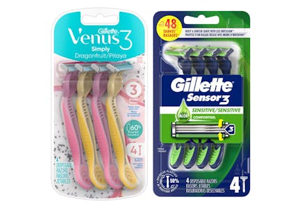 1 Gillette + 1 Venus Razor Pack