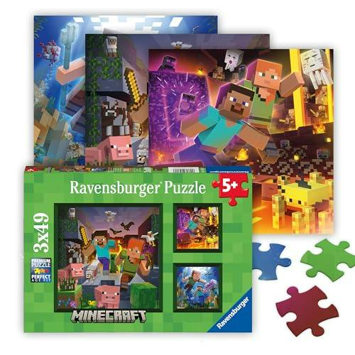 Ravensburger Minecraft Puzzle 3-Pack