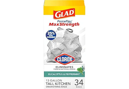 3 Glad Trash Bags