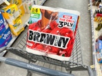 brawny paper towels on walgreens cart