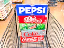 pepsi coca cola 12 packs in shopping cart